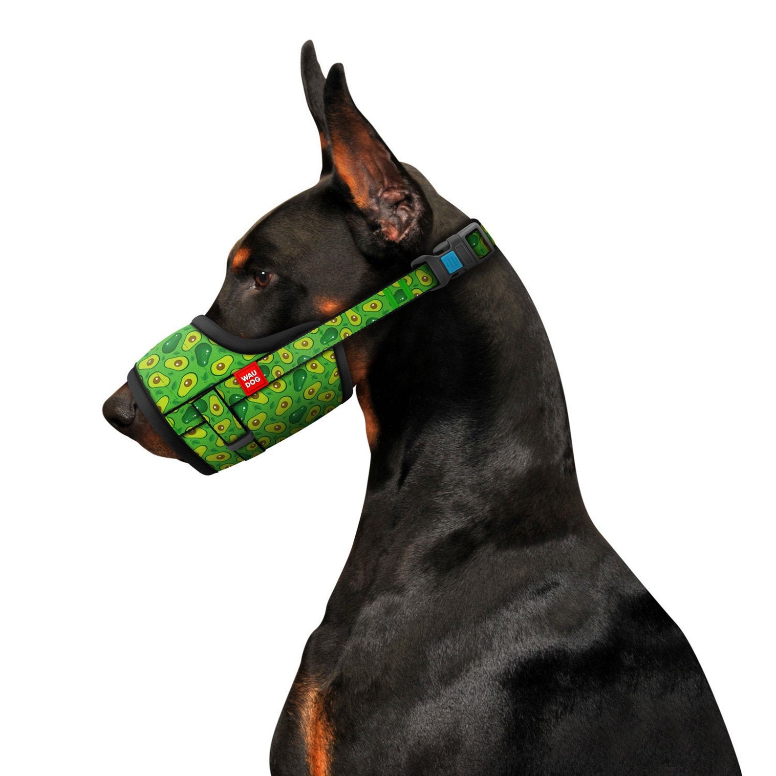 Donut and Avocado Pattern Dog Muzzles Adjustable Dog Muzzle Etsy