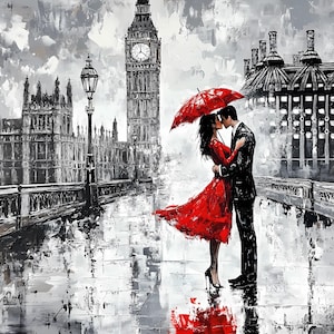 ロンドンのカップル 8 組のクリップアート、かわいいロマンチック、ロンドンのキスシーンの高品質 PNG バンドル、ロンドンのラブ クリップアート、ロンドンのラブ ストーリーの水彩画 PNG