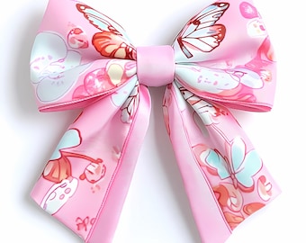 Coquette Butterfly Bow PNG Bundle, Pastel Pink Clipart, Feminine Graphics ,Digital Download,245