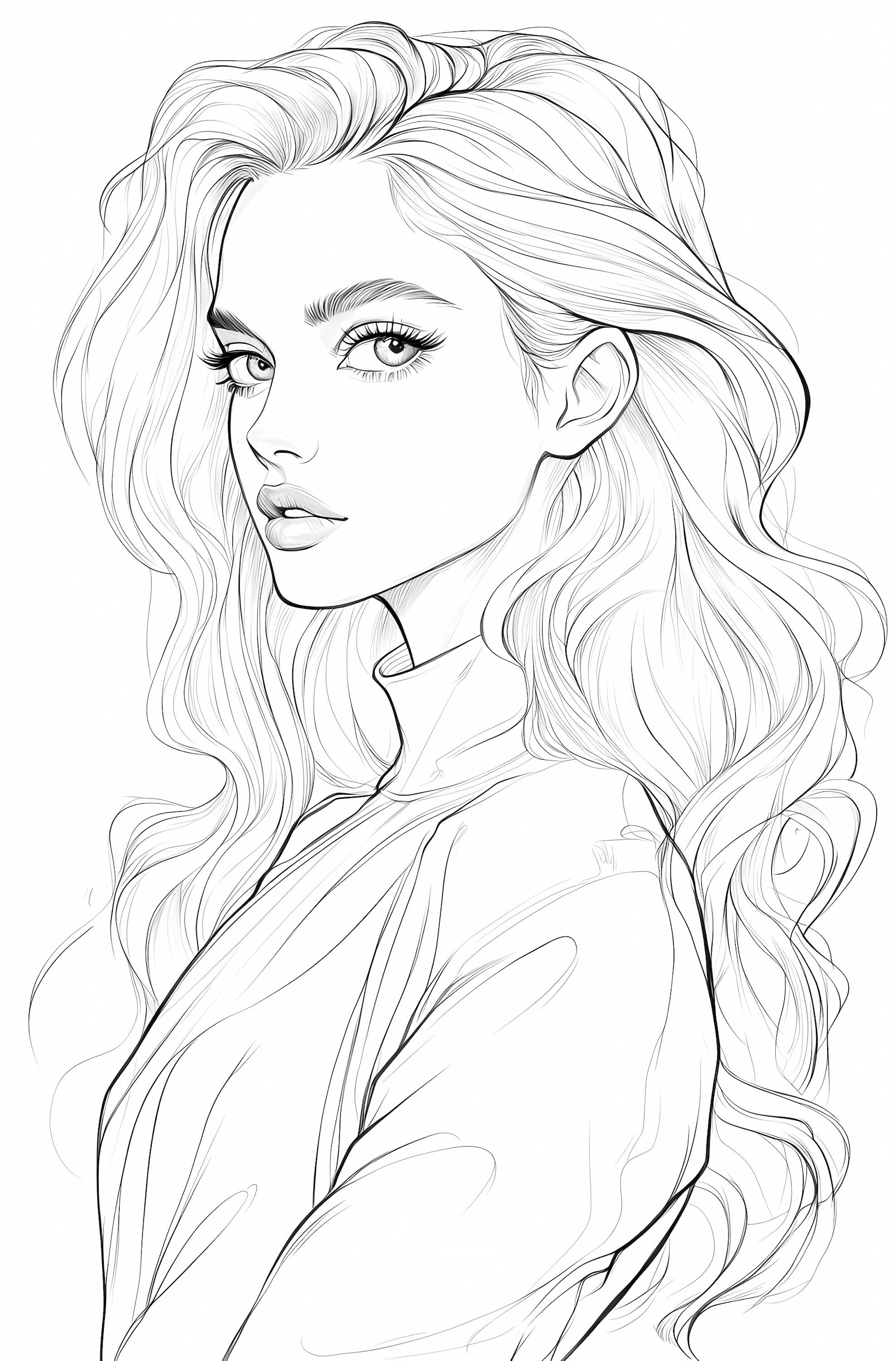 8 Girl Line Art Clipart Bundle Girl Face Simple Line PNG Masculine 8 girl line art clipart bundle girl face simple line png masculine
