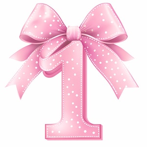 Roze strik 1e verjaardag clipart coquette nummer één png, mijn eerste verjaardag afbeelding direct downloaden, blauwe vlinders voor 1e verjaardag clipart