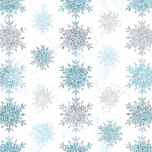Frozen Snowflakes Digital Paper Background Bundle Set of 23 Wallpaper, Elegant Winter Snowflake Pattern for Cards, Crafts, Printables