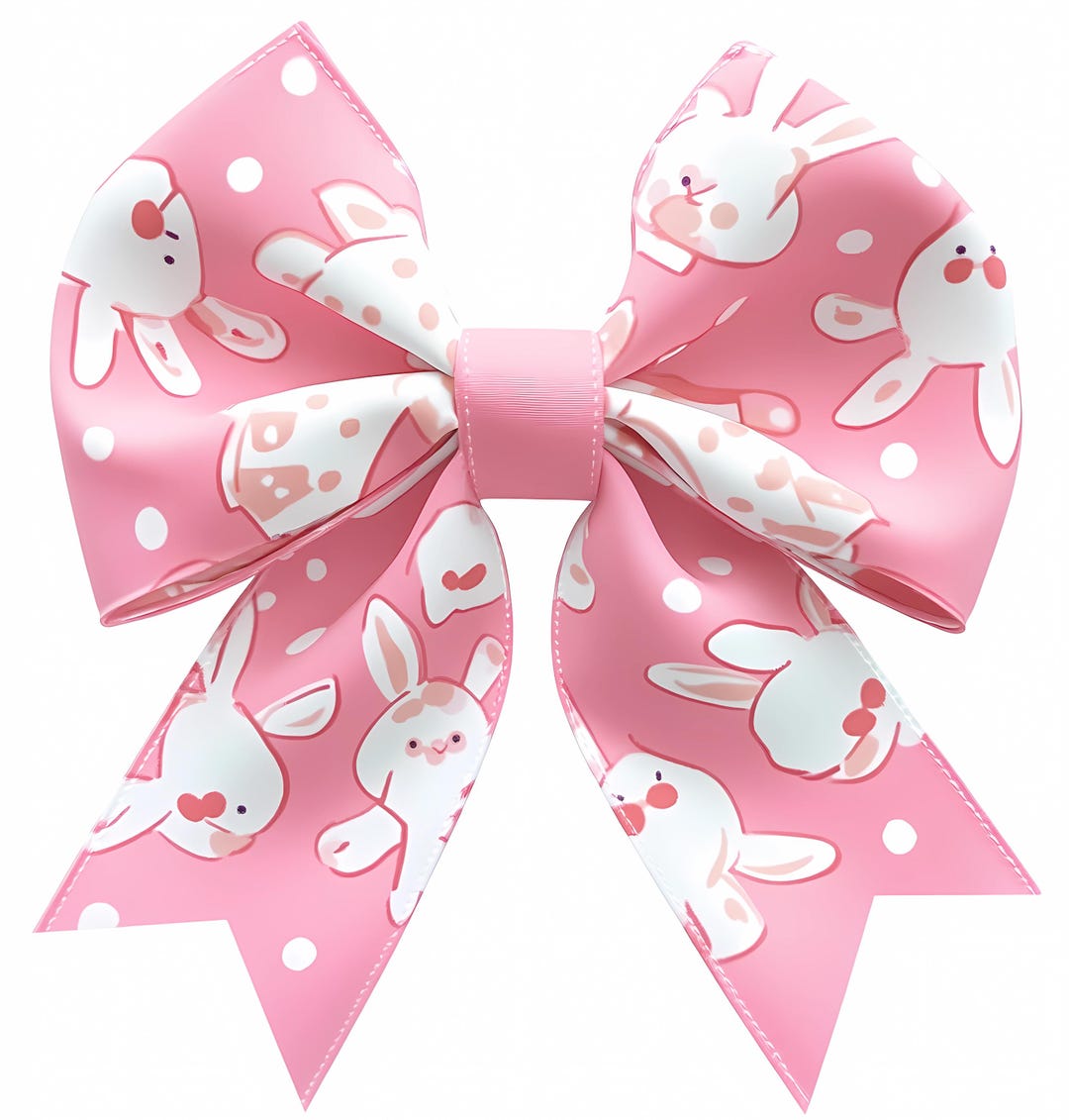 Easter Coquette Bow PNG: Pink Bunny Design (digital Download) - Etsy