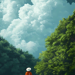 8 Japanische Landschaft Clipart, Japanische Clipart, Berg Clipart, Landschaft Clipart, hochwertige JPG, Junk Journal, Digital Download Handwerk
