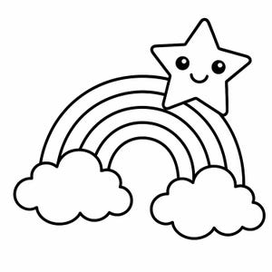 Kids Coloring Pages Bundle – 12 Printable Cute Designs – PNG Digital Download – Coloring Sheets for Kids – Craft Print Art for Kids Coloring