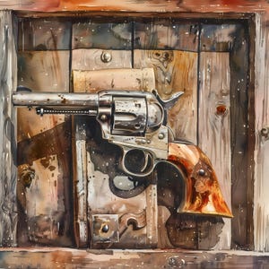 Ilustraciones de revólveres del lejano oeste, arte mural con armas del oeste, imágenes prediseñadas de revólver y funda de vaquero, escena de mesa de póker y whisky PNG JPG