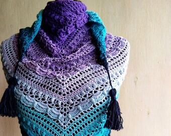 Lost In Time Shawl Etsy