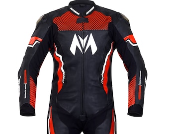 Mono de motociclismo de cuero Motoroar: protección homologada CE