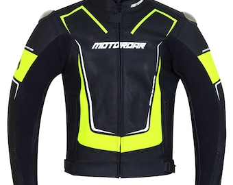Custom Leather Motorcycle Jacket: CE Protection, Motorbike Track Jacket