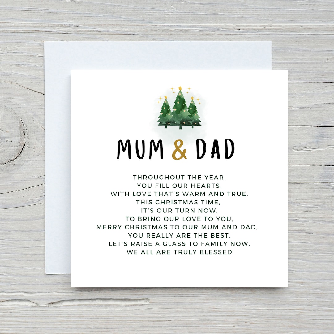 Christmas Card For Mum And Dad Parents Christmas Card Special Mum And 11-best-photos-of-diy-christmas-gifts-for-your-sister-diy-diy