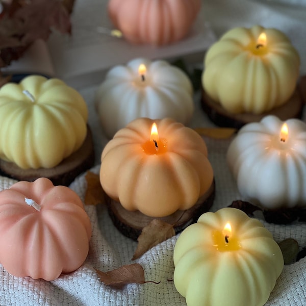 Pumpkins | Pumpkin candle | Pumpkin scented candle | Autumn candles | Soy wax candle | Gift | Fall season