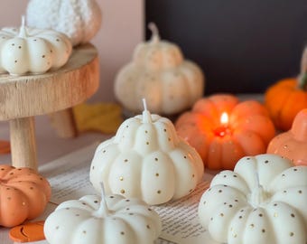 Handmade Pumpkin Spice Soy Wax Candle: Autumn Decor