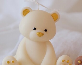 Teddy Bear Candle Cute Candle Long Arms Bear Scented Candle