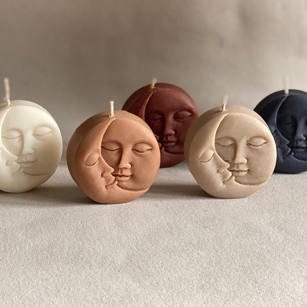 Kerze Sonne und Mond: Eclipse Soja Wachs Kerze