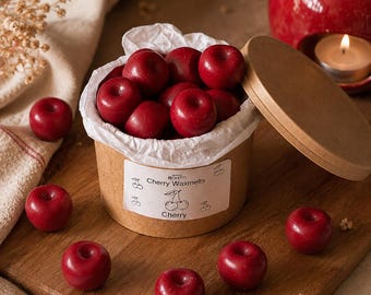 130g Kirschwachs Melts | Süßer fruchtiger Raumduft |  Dekor Geschenk | Handgefertigt