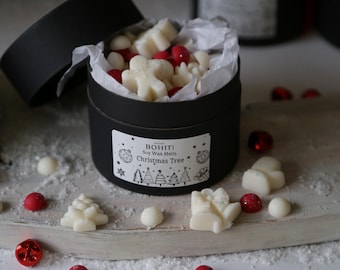 Weihnachtswachs Melts: Eco Coco Soja, stark duftende festliche Formen 130g