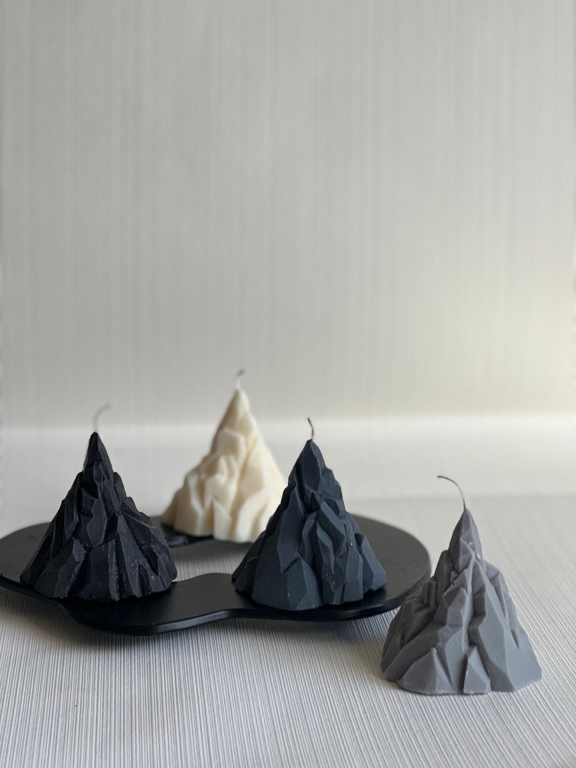 Volcano Pillar Candles Mountain Candles Everest Candle Etsy