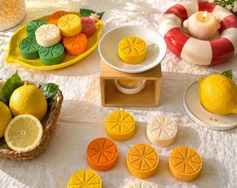 Italienische Zitronenwachs Melts: Von der Amalfiküste inspirierter Sommer Zitrus Raumduft