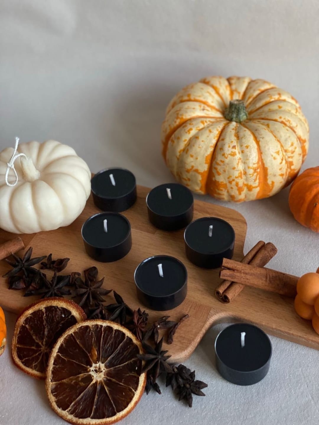 Tea Lights Spooky Tea Light Pumpkin Spice Scented Candles Highly