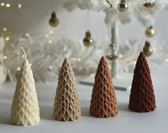 Soy Wax Christmas Tree Candle: Festive Holiday Decor