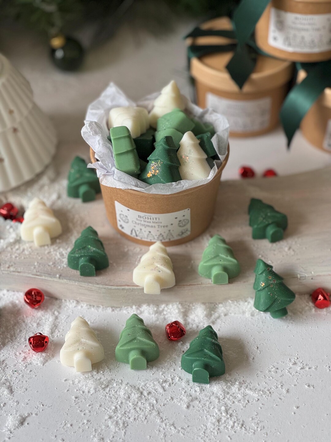 Christmas Tree Wax Melts: Highly Scented Coco Soy, 100g - Etsy