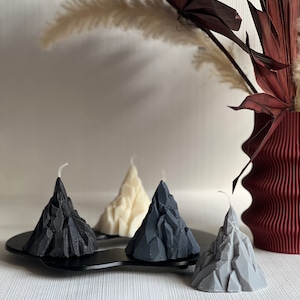 Volcano Pillar Candles | Mountain Candles | Everest Candle | Table ...