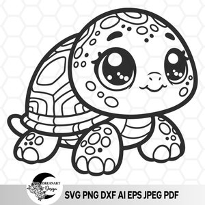 Cute Turtle svg, Sea turtle svg, turtle png, turtle svg files for cricut, turtle clipart | SVG files for Cricut or Silhouette