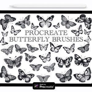 Procreate Schmetterling Bürsten, Procreate Pinsel, Procreate Pinsel, Procreate Pinsel, Procreate Pinsel, Procreate Stempel, Pinsel Procreate