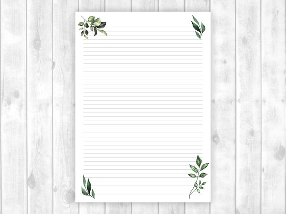 Free Printable Stationery and Lined Letter Writing Paper – DIY Projects,  Patterns, Monograms, Designs, Templates