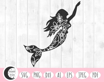 Mermaid svg, mermaid, summer svg, mermaid tail, mermaid birthday svg, princess svg, mermaid birthday, mermaids, magical svg, floral svg
