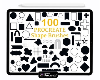 100 Procreate Form Pinsel, Procreate Formen, Procreate Pinsel, Procreate Form, Procreate Stempel, Procreate Pinsel, Procreate Stempel