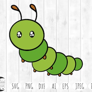 Caterpillar svg, worm svg, caterpillar worm, caterpillar, butterfly svg, bug svg, insect svg, cute caterpillar, spring svg, animal svg
