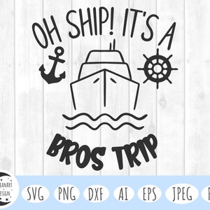 Bros Cruise Trip SVG: Family Vacation Design (Digital Files)