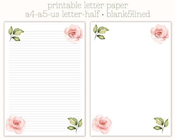 Printable Letter Paper Wedding Planner Wedding Guest Book | Etsy