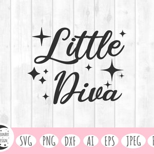 Baby svg, kleine diva svg, diva svg, meisje svg, baby meisje svg, klein meisje svg, grappige baby svg, boho baby svg, baby onesie svg