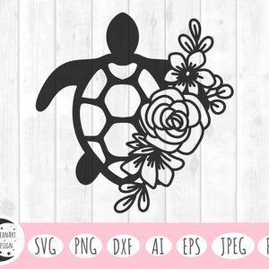 Blumenschildkröte SVG, Meeresschildkröte Svg, Meeresschildkröte Svg, Meeresschildkröte Svg, Sommerschildkröte, Meeresschildkröte, Strandsvg