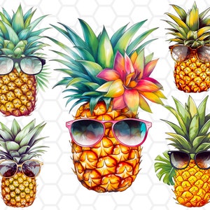 Watercolor Pineapple Clipart Bundle, pineapple clipart, pineapple png, pineapple, pineapple decor, sublimation designs, watercolor clipart