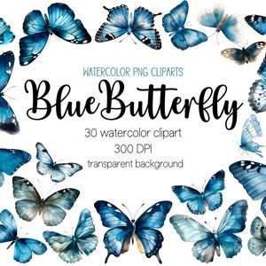 Aquarell Schmetterling Clipart Bündel, Schmetterling Clipart, Schmetterling Png, Sublimationsentwürfe, Aquarell Clipart, Aquarell Png, Schmetterling