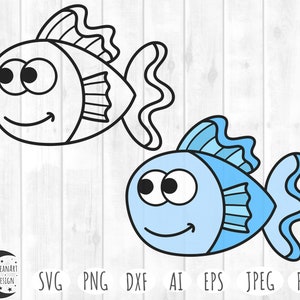 Fish svg, fish svg silhouette, sea life fish svg, fish face svg, cartoon svg, lake svg, ocean svg, sea svg, sea animal svg, animal svg