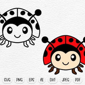 Mariquita svg, lady bug svg, mariquita png, lady bug png, mariquita clipart, mariquita, lindo animal svg, kawaii svg, lindo svg, bebé svg, svg en capas