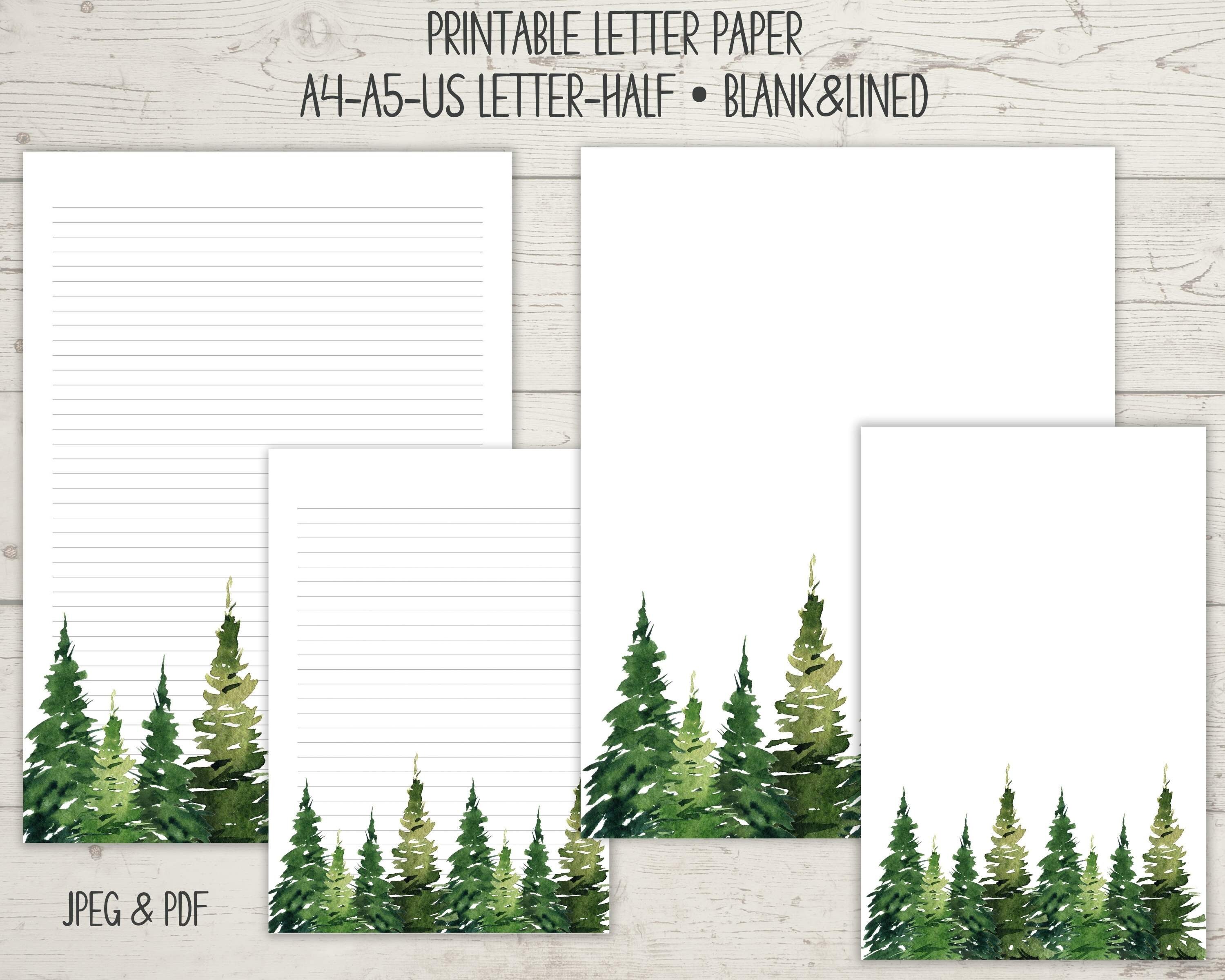 Printable Letter Paper Letter Paper Stationary Paper - Etsy