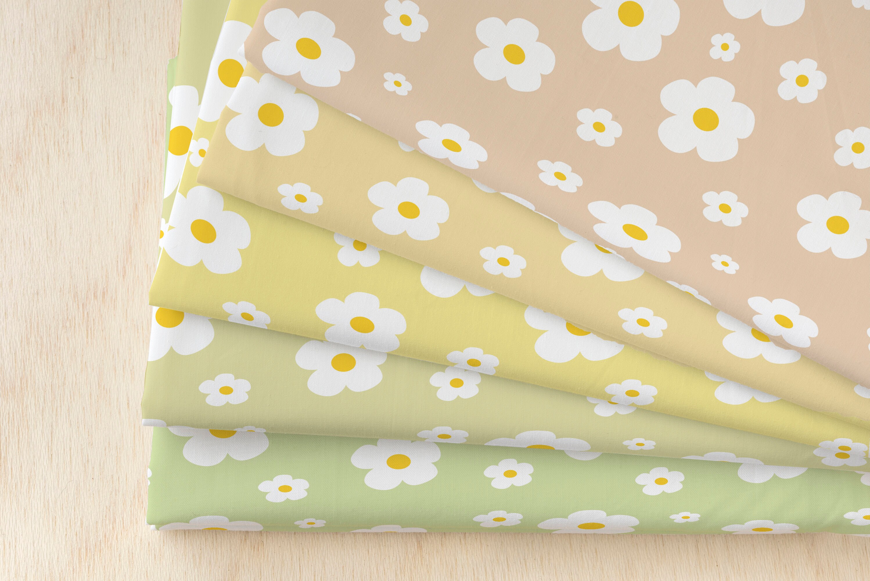 Daisy Floral Digital Paper: Seamless Scrapbook Paper (SVG, 12x12 Inch ...