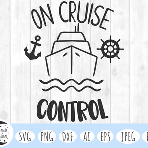 On Cruise Control SVG: Family Vacation Design (Digital Download)