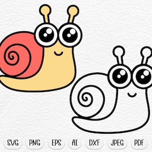 Snail svg, kawaii svg, cute svg, cute snail svg, cute snail svg, baby svg, sublimation designs, animal svg, cartoon svg, cute animal svg