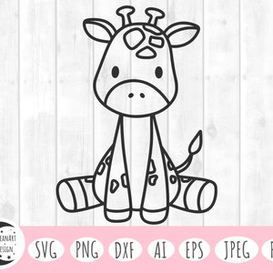 Giraffa svg, giraffa, giraffa svg file, baby giraffa svg, giraffa laser svg, giraffa clipart, giraffa png, giraffa compleanno, simpatico animale svg