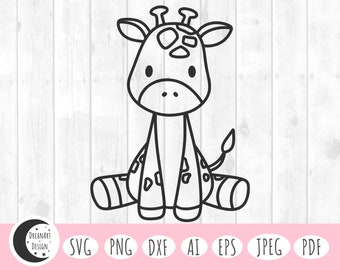 Jirafa svg, jirafa, jirafa svg archivo, jirafa bebé svg, jirafa láser svg, jirafa clipart, jirafa png, jirafa cumpleaños, lindo animal svg