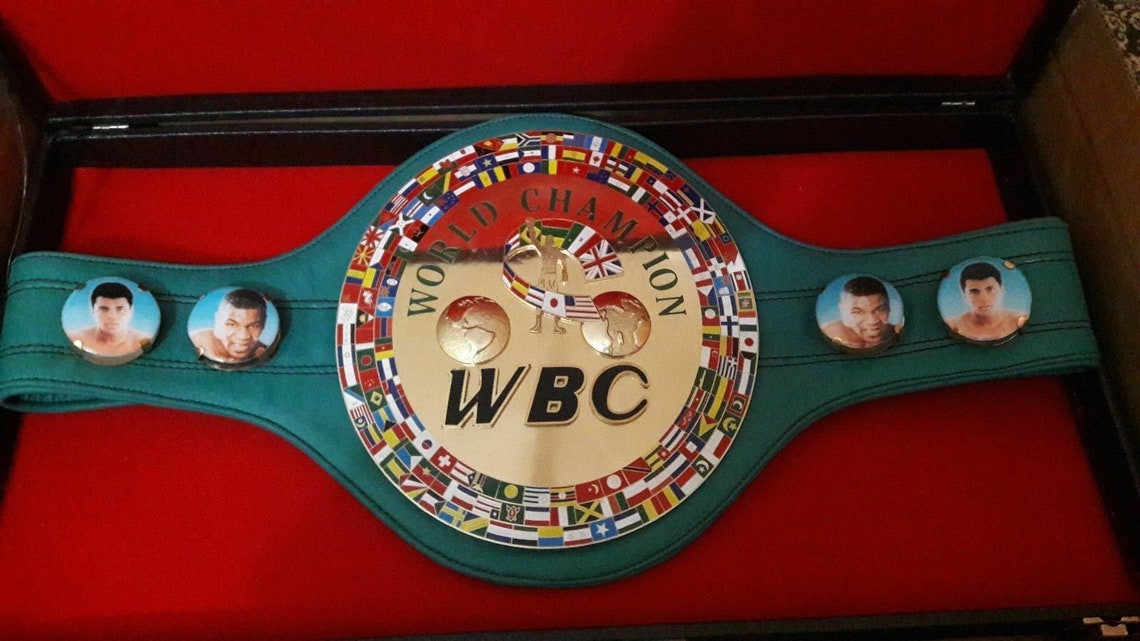 WBC World Boxing Organization Championship Title Belt Etsy