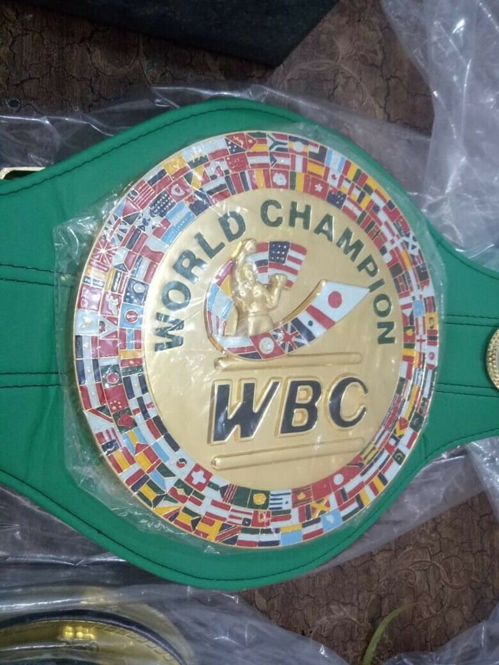 WBC World Boxing Organization Championship Title Belt Etsy