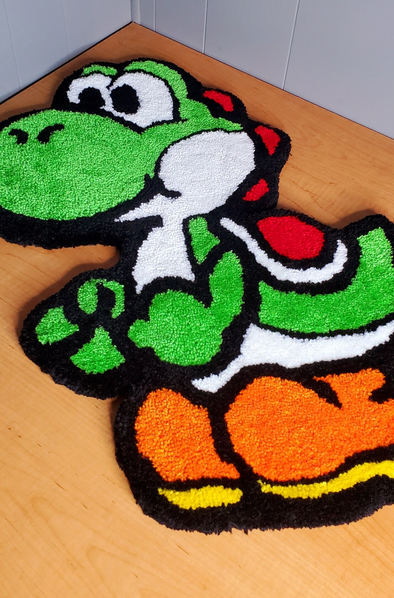 Handmade Tufted Rug Yoshi Rug Geat Room Decor Etsy India