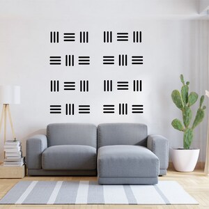 Wall Line Decals, Removable Wall Decals, Modern Decor, Bedroom Decor, Bojo Decor, Wall Decal
